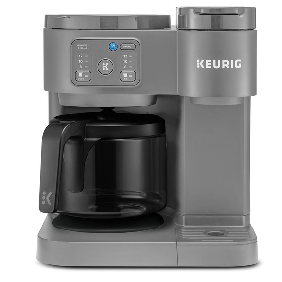 Keurig K-Duo Essentials Hot & Iced single serve & carafe Moonlight Grey NIB
